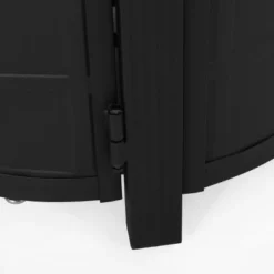 Amaya 5pc Outdoor 4 Wicker Swivel Chair & Fire Pit Set - Dark Brown/Beige/Matte Black - Christopher Knight Home -Knight Outdoor Cheap Store GUEST 968e50f8 3ce1 4bfb bf77 2a5118658662