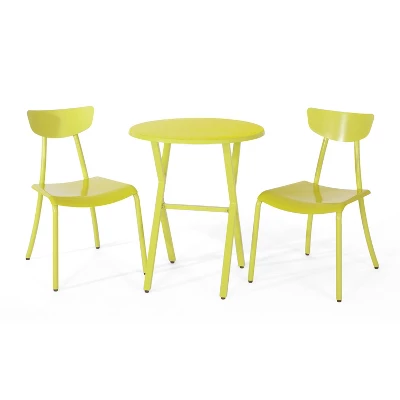 Taro 3pc Patio Bistro Set - Christopher Knight Home 7 Taro 3pc Patio Bistro Set - Christopher Knight Home - Image 7