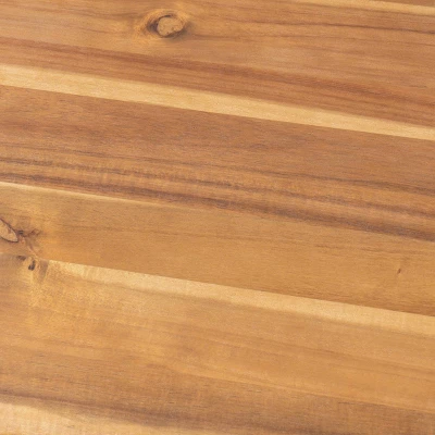 Sanibal Acacia Wood Patio Dining Bench - Brown - Christopher Knight Home 4 Sanibal Acacia Wood Patio Dining Bench - Brown - Christopher Knight Home - Image 4