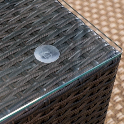 Santa Rosa 10pc Wicker Sectional Sofa - Christopher Knight Home 3 Santa Rosa 10pc Wicker Sectional Sofa - Christopher Knight Home - Image 3