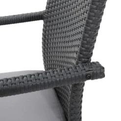 Corsica Set Of 2 Wicker Dining Chair With Cushions - Gray - Christopher Knight Home -Knight Outdoor Cheap Store GUEST a1ccb04e 1525 4512 ad90 fe0856028a5c