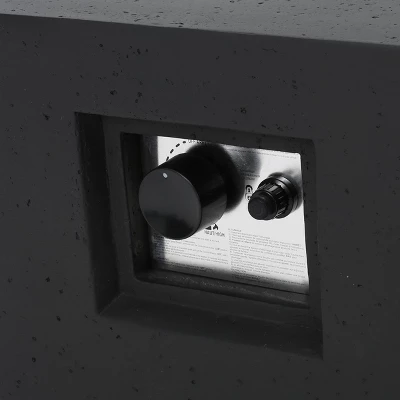 Augusta 5pc Wood & Wicker Chat Set With Fire Pit - Natural/Gray/Dark Gray - Christopher Knight Home 10 Augusta 5pc Wood & Wicker Chat Set With Fire Pit - Natural/Gray/Dark Gray - Christopher Knight Home - Image 10