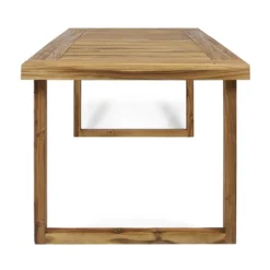 Nestor Rectangle Acacia Dining Table - Natural - Christopher Knight Home -Knight Outdoor Cheap Store GUEST a3323a3c c32f 4ceb 82b9 0d23f143addf