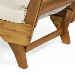 Serene Outdoor Acacia Wood Expandable Daybed With Cushions - Teak/Beige/Khaki - Christopher Knight Home -Knight Outdoor Cheap Store GUEST a77eefc8 c046 443a 93c1 0b6c4dc0a67c