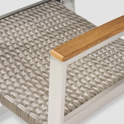 Glasgow 2pk Wicker Dining Chairs - Dark Gray/Silver - Christopher Knight Home 2 Glasgow 2pk Wicker Dining Chairs - Dark Gray/Silver - Christopher Knight Home - Image 2