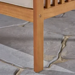 Carolina Acacia Wood Patio Sofa Teak - Christopher Knight Home -Knight Outdoor Cheap Store GUEST aad45312 7d8b 4c45 8149 02634213fe05