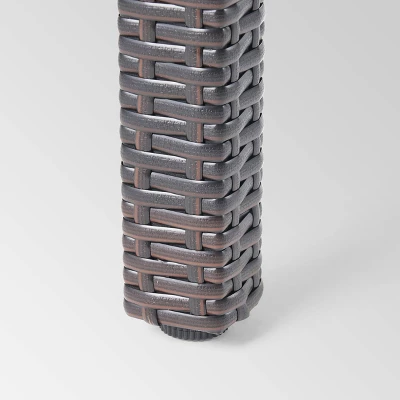 Rhode Island Rectangular Wicker Dining Table - Multibrown - Christopher Knight Home 6 Rhode Island Rectangular Wicker Dining Table - Multibrown - Christopher Knight Home - Image 6