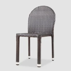 Aurora 4pk Wicker Stacking Chairs - Brown - Christopher Knight Home -Knight Outdoor Cheap Store GUEST b037e7d2 5fd3 4547 80ca af1d9570c445