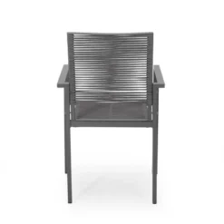 Harding 7pc Outdoor Aluminum Dining Set - Natural/Gray/Dark Gray - Christopher Knight Home -Knight Outdoor Cheap Store GUEST b23c5e4a 4715 4667 8b3d 961c499d35a0 1