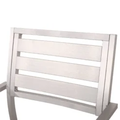 Cape Coral 5pc Aluminum & Tempered Glass Dining Set - Silver - Christopher Knight Home -Knight Outdoor Cheap Store GUEST b2b1ed9a 474d 4e97 a9af 891a009a86c7