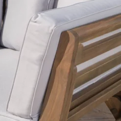 Ottavio Acacia Wood Outdoor Patio Daybed - Gray - Christopher Knight Home -Knight Outdoor Cheap Store GUEST b4570028 4986 44ac baf3 3eb9b7fa0990