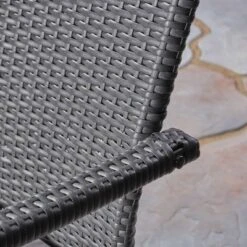 Kent 3pc Acacia Wood & Wicker Bistro Set - Gray - Christopher Knight Home -Knight Outdoor Cheap Store GUEST b4ad0fa1 1973 453d 8432 dc12b48ab99e