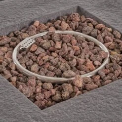 Kaula 5pc Faux Rattan Club Chair & Fire Pit Chat Set - Christopher Knight Home -Knight Outdoor Cheap Store GUEST b57bfa55 8cdc 44ca bfab cd41e5b4e33c