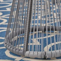 Milan Faux Rattan Side Table - Gray/White - Christopher Knight Home -Knight Outdoor Cheap Store GUEST b7f694df 1130 475e ba36 e1238631d470