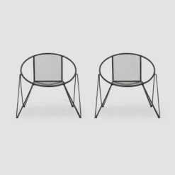 Georgia 2PK Iron Modern Club Chair - Christopher Knight Home -Knight Outdoor Cheap Store GUEST b8e79086 4024 481b 9a14 3de56b94d8e1