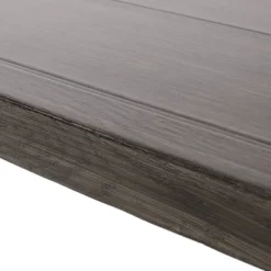 Pointe Outdoor Modern Industrial Aluminum Rectangle Dining Table - Gray/Matte Black - Christopher Knight Home -Knight Outdoor Cheap Store GUEST b928259a 19db 4cf3 92b9 e7b7bc89cb62