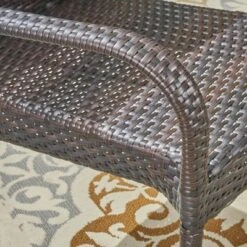 Hayes 9pc Wood & Wicker Expandable Dining Set - Natural/Brown - Christopher Knight Home -Knight Outdoor Cheap Store GUEST b9abd3b6 981a 4952 aca9 a98aed35b506 1