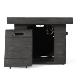 Keana 5pc Faux Rattan Club Chair & Fire Pit Chat Set - Christopher Knight Home -Knight Outdoor Cheap Store GUEST bcb7aa81 5659 4a49 9a54 ba7e061fe71b