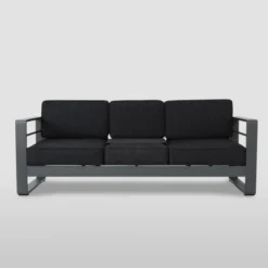 Cape Coral 3pc Metal Patio Sofa Set With Cushions - Gray/Dark Gray - Christopher Knight Home 15 Cape Coral 3pc Metal Patio Sofa Set With Cushions - Gray/Dark Gray - Christopher Knight Home -Knight Outdoor Cheap Store GUEST c1b59015 ca5d 47d8 a6a6 bc9821dace15