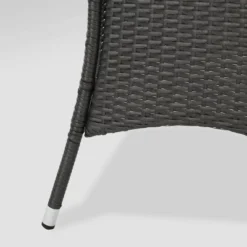 Cypress 5pc Wicker Square Dining Set - Gray - Christopher Knight Home -Knight Outdoor Cheap Store GUEST c46a35e1 f148 47c1 998b 1b3cdb7540dc