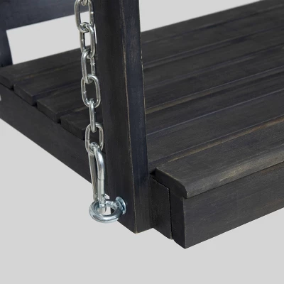 Tambora Acacia Wood Patio Porch Swing - Christopher Knight Home 2 Tambora Acacia Wood Patio Porch Swing - Christopher Knight Home - Image 2