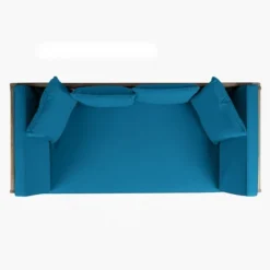 Ottavio Outdoor Acacia Wood Expandable Daybed With Cushions - Dark Teal/Gray - Christopher Knight Home -Knight Outdoor Cheap Store GUEST c57048e9 d6ae 4127 9b89 9f6c4b2222ab