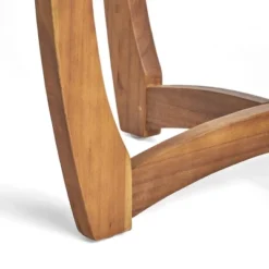 Carina Round Acacia Wood Accent Table - Teak - Christopher Knight Home -Knight Outdoor Cheap Store GUEST c5d85083 f34d 4aae afab 411c37acd16b