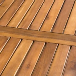 Stamford 5pc Acacia Wood & Wicker Patio Dining Set - Brown - Christopher Knight Home -Knight Outdoor Cheap Store GUEST cc2281f7 e028 4ace 9b95 798a74786b43