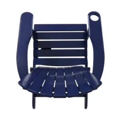 2pk Bellwood Outdoor Acacia Wood Folding Adirondack Chairs Navy - Christopher Knight Home -Knight Outdoor Cheap Store GUEST ce8a7591 d003 4c52 b42a 0883954f9da4