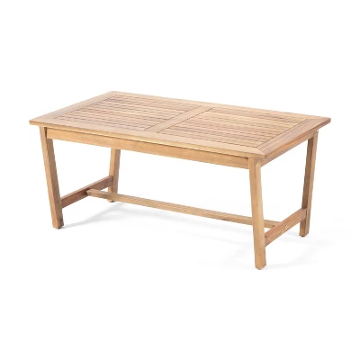 Panama 8pc Acacia Wood Chat Set With Coffee Table - Teak/Dark Gray - Christopher Knight Home 5 Panama 8pc Acacia Wood Chat Set With Coffee Table - Teak/Dark Gray - Christopher Knight Home - Image 5