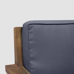 Santa Ana 4pc Acacia Wood Chat Set - Teak/Dark Gray - Christopher Knight Home -Knight Outdoor Cheap Store GUEST d527d238 0271 49ab bded 1d0e4456912f 1