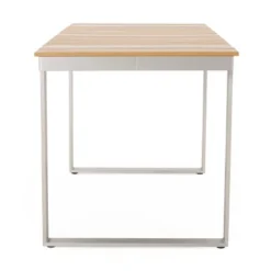 Cibola 3pc Outdoor Aluminum Picnic Set - Natural/Silver - Christopher Knight Home -Knight Outdoor Cheap Store GUEST d9e22145 25a1 4279 a6a9 47eaeee363bb 2