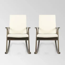 Gus 2pk Acacia Wood Rocking Chair - Christopher Knight Home -Knight Outdoor Cheap Store GUEST da256cac d106 4483 90a2 85eb0d7412df