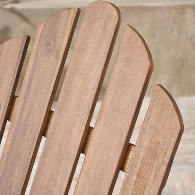 Hollywood Acacia Wood Adirondack Rocking Chair - Christopher Knight Home 2 Hollywood Acacia Wood Adirondack Rocking Chair - Christopher Knight Home - Image 2