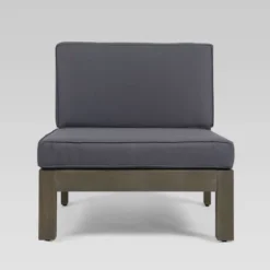 Brava 4pc Acacia Modular Sofa And Table Set - Gray/Dark Gray - Christopher Knight Home 6 Brava 4pc Acacia Modular Sofa And Table Set - Gray/Dark Gray - Christopher Knight Home -Knight Outdoor Cheap Store GUEST e029f2bc 37bb 4400 a0c3 69df47877d27 3
