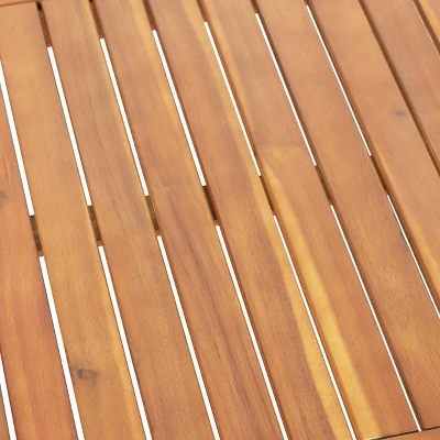 4pk Oana Outdoor Acacia Wood Chat Set With Cushions Teak/Beige - Christopher Knight Home 4 4pk Oana Outdoor Acacia Wood Chat Set With Cushions Teak/Beige - Christopher Knight Home - Image 4