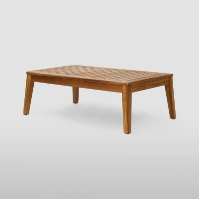 Grenada 5pc Acacia Sectional Patio Sofa Set Teak - Christopher Knight Home 4 Grenada 5pc Acacia Sectional Patio Sofa Set Teak - Christopher Knight Home - Image 4