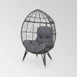 Gianni Wicker Teardrop Chair - Christopher Knight Home -Knight Outdoor Cheap Store GUEST e5bc2c4f 6568 467f a2a2 ccccf83f2878