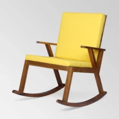 Champlain Acacia Wood Patio Rocking Chair - Christopher Knight Home -Knight Outdoor Cheap Store GUEST e65594e4 901a 4563 ae91 f605be918d13