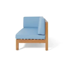 2pc Brava Outdoor Acacia Wood Left Arm Loveseat & Coffee Table With Cushion Teak/Blue - Christopher Knight Home 12 2pc Brava Outdoor Acacia Wood Left Arm Loveseat & Coffee Table With Cushion Teak/Blue - Christopher Knight Home -Knight Outdoor Cheap Store GUEST e6b7fec9 436b 4c87 a39e 22a80d8f85c2