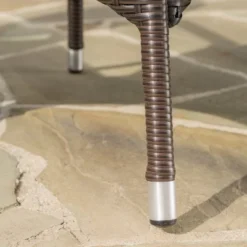 Corsica Round Wicker Bistro Table - Multi Brown - Christopher Knight Home -Knight Outdoor Cheap Store GUEST e9637de7 ba1b 4f7b 8ef4 67b93ca2adea