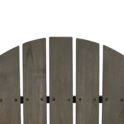 Bellwood Outdoor Acacia Wood Folding Adirondack Chairs Gray - Christopher Knight Home