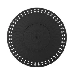 Amaya 5pc Outdoor 4 Wicker Swivel Chair & Fire Pit Set - Dark Brown/Beige/Matte Black - Christopher Knight Home -Knight Outdoor Cheap Store GUEST ed7712cf 0fca 48de bfb0 edafb57abb3c