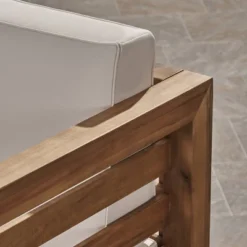 Oana 6pc Acacia Wood Sofa Chat Set Teak/Beige - Christopher Knight Home -Knight Outdoor Cheap Store GUEST ee4eeb00 36c8 4a92 96e0 e26e392b4870 1