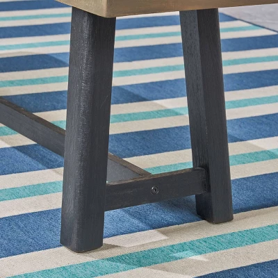 Raphael Acacia Wood Bench - Christopher Knight Home 2 Raphael Acacia Wood Bench - Christopher Knight Home - Image 2