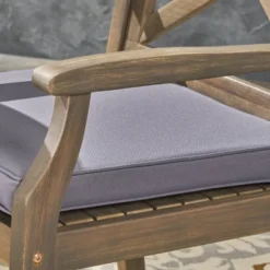 Pines 7pc Acacia Oval Wood Dining Set - Gray/Dark Gray - Christopher Knight Home -Knight Outdoor Cheap Store GUEST f5004486 77c9 475f 85d5 e61bd2b35604