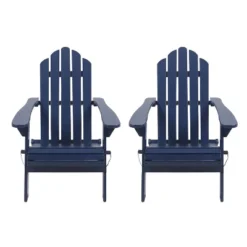 2pk Hazel Outdoor Acacia Wood Foldable Adirondack Chairs - Christopher Knight Home -Knight Outdoor Cheap Store GUEST f8280a14 fadf 46f7 b091 861dbf8d1462
