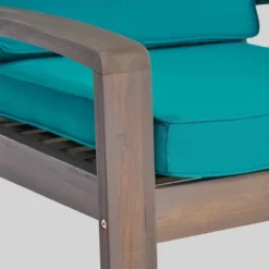 4pc Grenada Acacia Patio Chat Set With Sunbrella Cushions - Christopher Knight Home -Knight Outdoor Cheap Store GUEST fb70869a 5b04 470b bf6e ff0cf49504ef