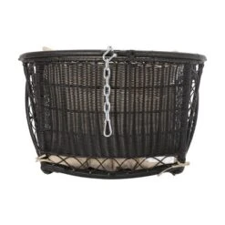 Greystone Indoor/Outdoor Wicker Hanging Chair With 8' Chain - Brown/Tan - Christopher Knight Home -Knight Outdoor Cheap Store GUEST fd19b1f0 22ad 48da 91f4 a67ca3d7aa06