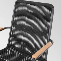 Moonstone Set Of 2 Rope Weave Modern Club Chairs - Black - Christopher Knight Home -Knight Outdoor Cheap Store GUEST feb0e519 66c7 411d b446 808270a8d222